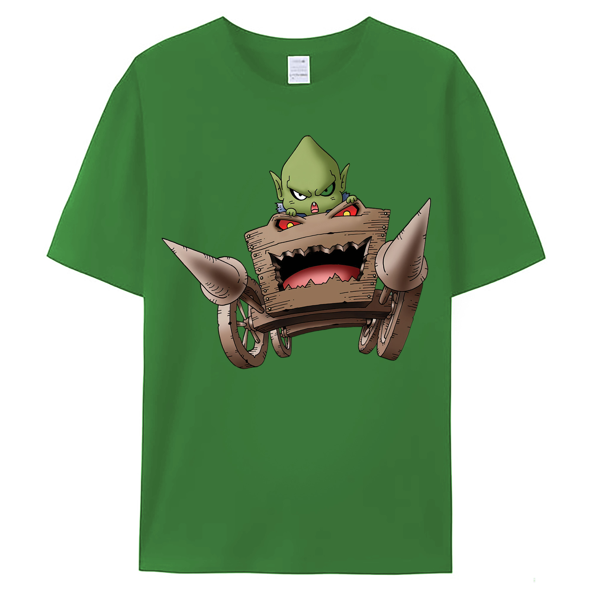 （画像用） ドラゴンクエスト Doragon Kuesuto Dragon Quest レディースカジュアルプリントTシャツ（綿100％）